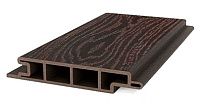 Террасная доска ДПК Savewood Padus (T) 4 м Тёмно-коричневый