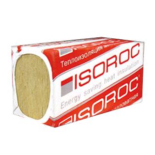 Утеплитель Isoroc Изолайт, 50 кг/куб.м., 100 мм  1000 мм x 600 мм