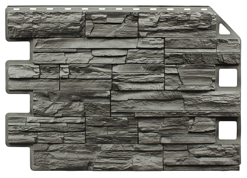 Фасадные панели Royal Stone коллекция Rocky Stone Квебек