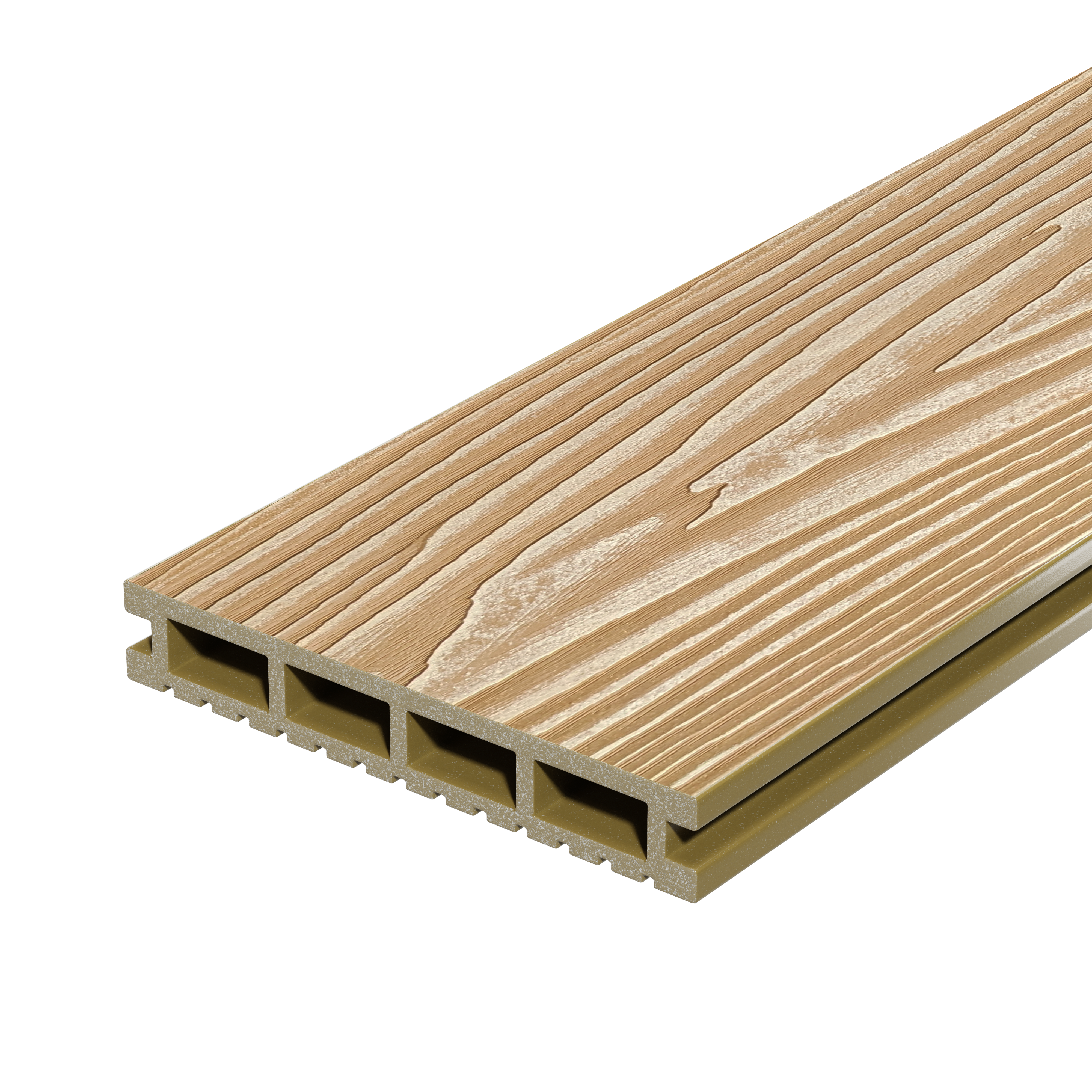 Террасная доска ДПК Decking Urban (D) 3 м Медовый клён | Орех