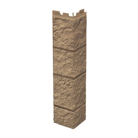 Угол наружный VOX Solid Sandstone (Песчаник) Light Brown | Светло-коричневый 420 мм x 92х92 мм