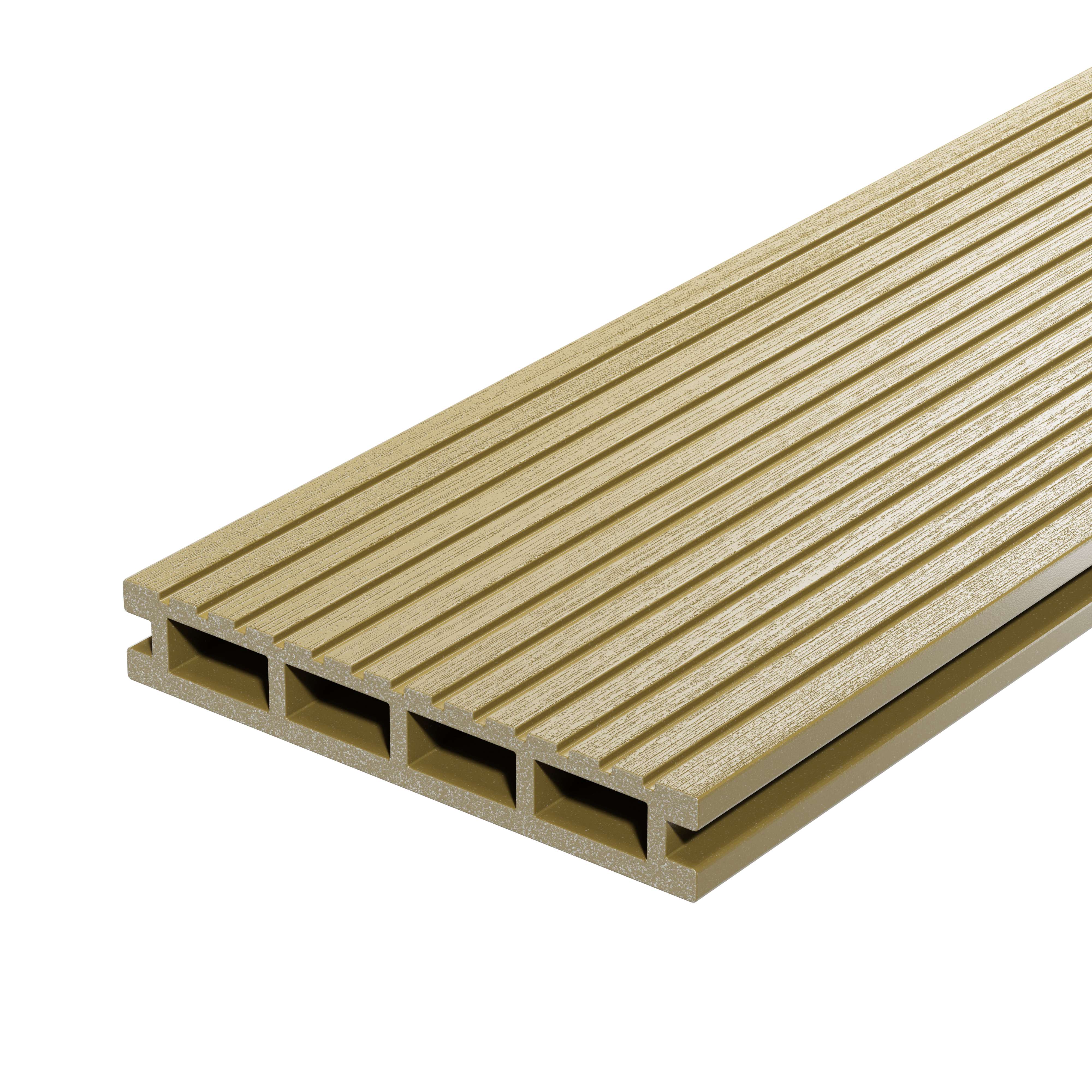 Террасная доска ДПК Decking Urban (В) 4 м Медовый клён | Орех