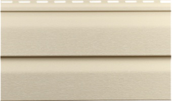 Виниловый сайдинг Vinylon Logistic Корабельный брус D4D Шампань 3000 мм x 203 мм