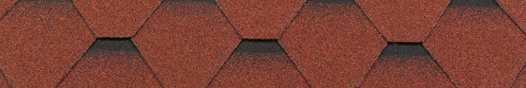 Коньково-карнизная черепица RoofShield Кирпично-красный