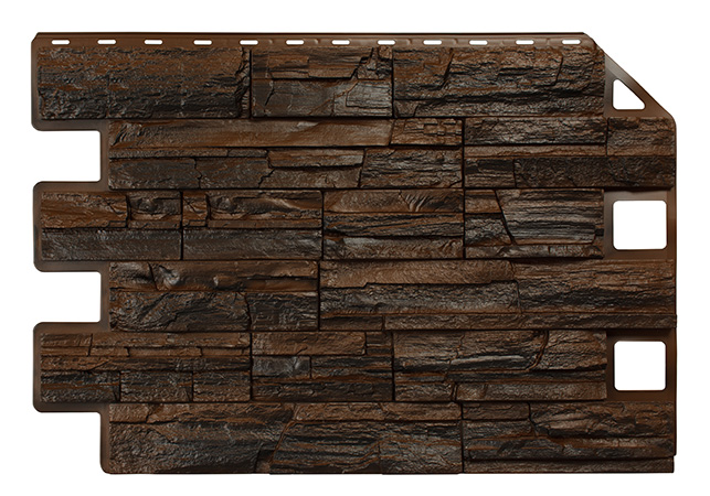 Фасадные панели Royal Stone коллекция Rocky Stone Монреаль
