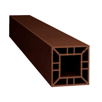 Ограждение из ДПК SaveWood Arbor Терракот Столб большой 120х120х4000 мм