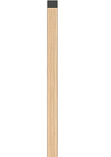 Рейка универсальная U-trim панели VOX Linerio  M / S - line Natural Black 2650 мм x 25 мм