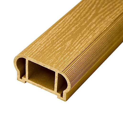 Ограждение из ДПК Faynag Wood Орех Перила 95х50х3000 мм
