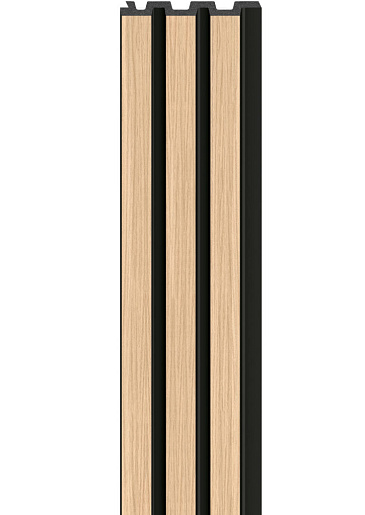 Панель реечная стеновая VOX Linerio M-line Natural Black 2650 мм x 122 мм