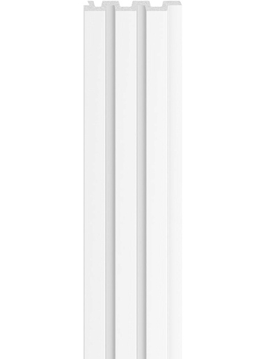 Панель реечная стеновая VOX Linerio M-line White | Белый 2650 мм x 122 мм
