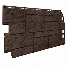 Фасадные панели Vilo Sandstone (Песчаник) Dark-Brown | Тёмно-коричневый 1000 x 420 мм 1000 мм x 420 мм