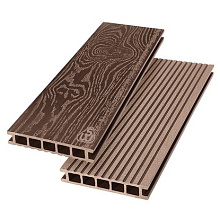 Террасная доска ДПК Savewood Ornus (T) 6 м Терракот 6000 мм x 144 мм