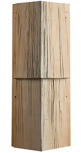 Угол наружный T-SIDING Щепа Дуб Эко-2 Кедр 450 мм x 150 мм