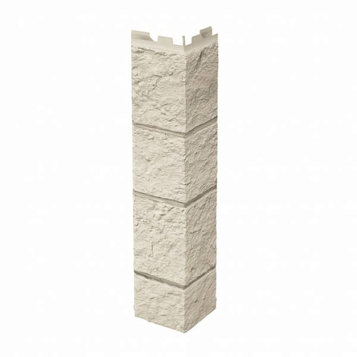 Угол наружный Vilo Sandstone (Песчаник) Ivory | Слоновая кость 420 мм x 92х92 мм