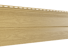 Сайдинг Ю-пласт Timberblock Корабельный брус Кедр Янтарный 3 050 мм x 230 мм
