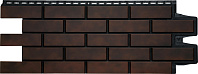 Фасадные панели Grand Line Клинкерный кирпич Дизайн Плюс Кофе с черным швом
