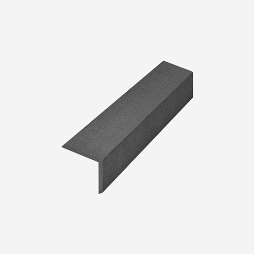 Угол декоративный ДПК Unodeck 50х50 мм Графит 4000 мм x 50 мм