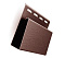 J-профиль широкий (наличник) AmericanSiding Шоколад , фото 