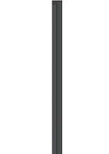 Рейка левая панели VOX Linerio S-line Antracite 2650 мм x 28 мм
