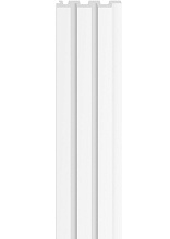 Панель реечная стеновая VOX Linerio M-line White | Белый 2650 мм x 122 мм