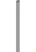 Рейка правая панели VOX Linerio L-line Grey | Серый