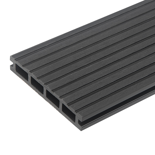 Террасная доска ДПК Dimdeck 3D-тиснение (V) 3 м Графит 3000 мм x 146 мм