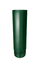 Труба круглая, 90 мм, 3 м металл водостока Grand Line 125/90 mm RAL 6005 Зелёный мох