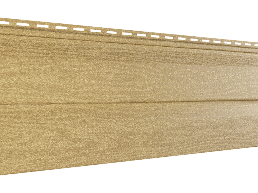 Сайдинг Ю-пласт Timberblock Корабельный брус Кедр Янтарный 3 050 мм x 230 мм
