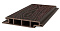 Террасная доска ДПК Savewood Padus (T) 4 м Тёмно-коричневый , фото 
