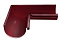Угол желоба 125 мм внутренний 90 град металл водостока Grand Line 125/90 mm RAL 3005 Красное вино , фото 