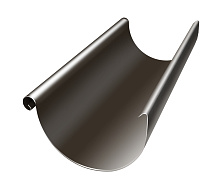 Желоб полукруглый металл Grand Line 125/90 mm RR 32 Тёмно-коричневый в Обнинске