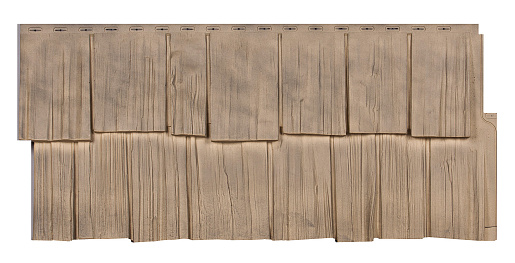 Фасадные панели T-SIDING Щепа Урал 1001-9005 1090 мм x 455 мм