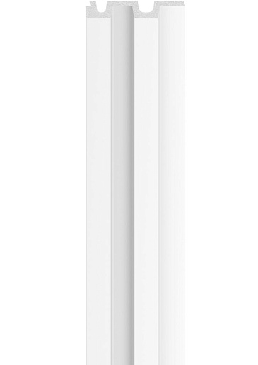 Панель реечная стеновая VOX Linerio L-line White | Белый 2650 мм x 122 мм