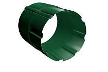 Соединитель трубы 90 мм металл Grand Line 125/90 mm RAL 6005 Зелёный мох в Обнинске