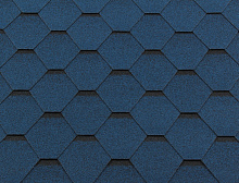 Гибкая черепица RoofShield Классик Стандарт Синий в Обнинске 1000 мм x 317 мм