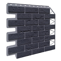 Фасадные панели Fineber Кирпич Баварский Асфальт