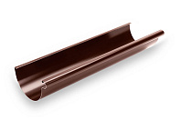 Желоб водосточный Galeco PVC 152/100 Тёмно-коричневый