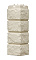 Угол наружный Grand Line Колотый камень Стандарт Молочный , фото 