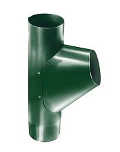 Тройник трубы 90 мм металл Grand Line 125/90 mm RAL 6005 Зелёный мох в Обнинске