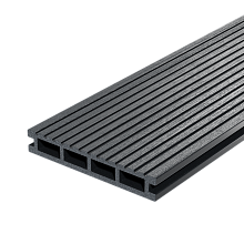 Террасная доска ДПК Decking Urban (В) 6 м Жжёный кедр | Графит 6000 мм x 150 мм