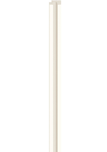 Рейка правая панели VOX Linerio S-line White | Белый 2650 мм x 35 мм
