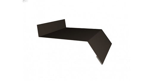 Отлив металлический 120 мм RR 32 Тёмно-коричневый 2000 мм x 120 мм