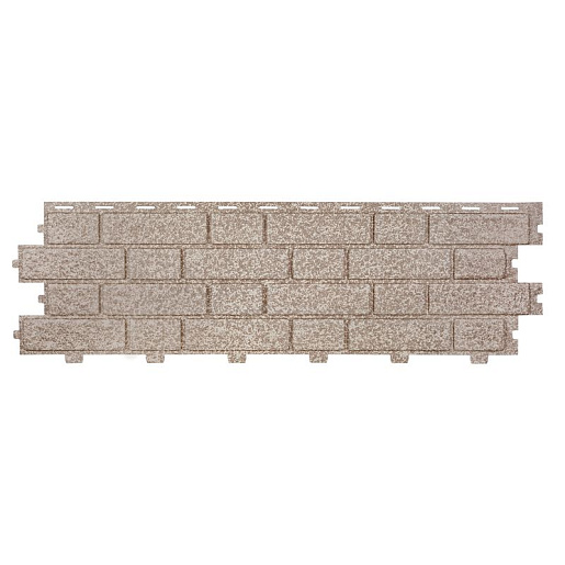 Сайдинг Tecos Brickwork Кирпич Сильвер 1140 мм x 350 мм