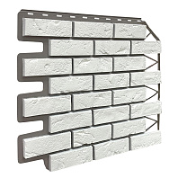 Фасадные панели Fineber Кирпич Баварский Белый