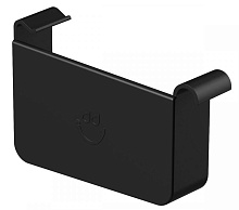 Заглушка желоба левая  Galeco STAL 2 125/80 Чёрный в Обнинске