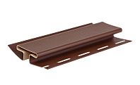 Аксессуары для сайдинга Эконом цвет Шоколад (Темно-коричневый) Н-профиль
