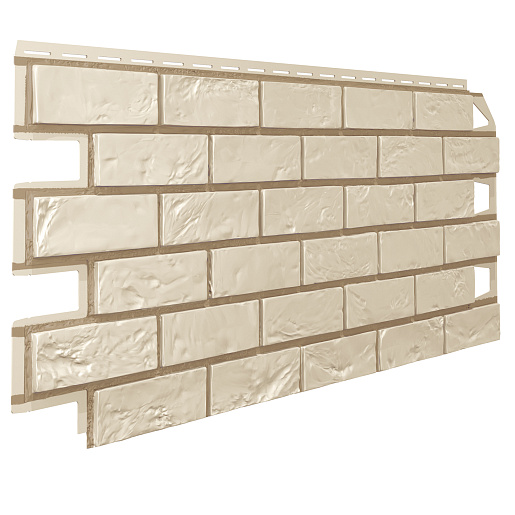 Фасадные панели Vilo Brick (Кирпич) Ivory | Слоновая кость 1000 мм x 420 мм