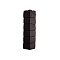 Угол наружный Фасайдинг Дачный Скол 3D Тёмно-коричневый , фото 