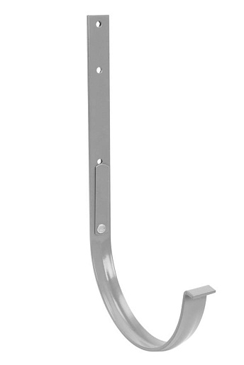 Кронштейн длинный водостока Galeco STAL 124/90 Белый