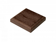Ограждение из ДПК Faynag Wood Шоколад Крышка столба 120х120 мм